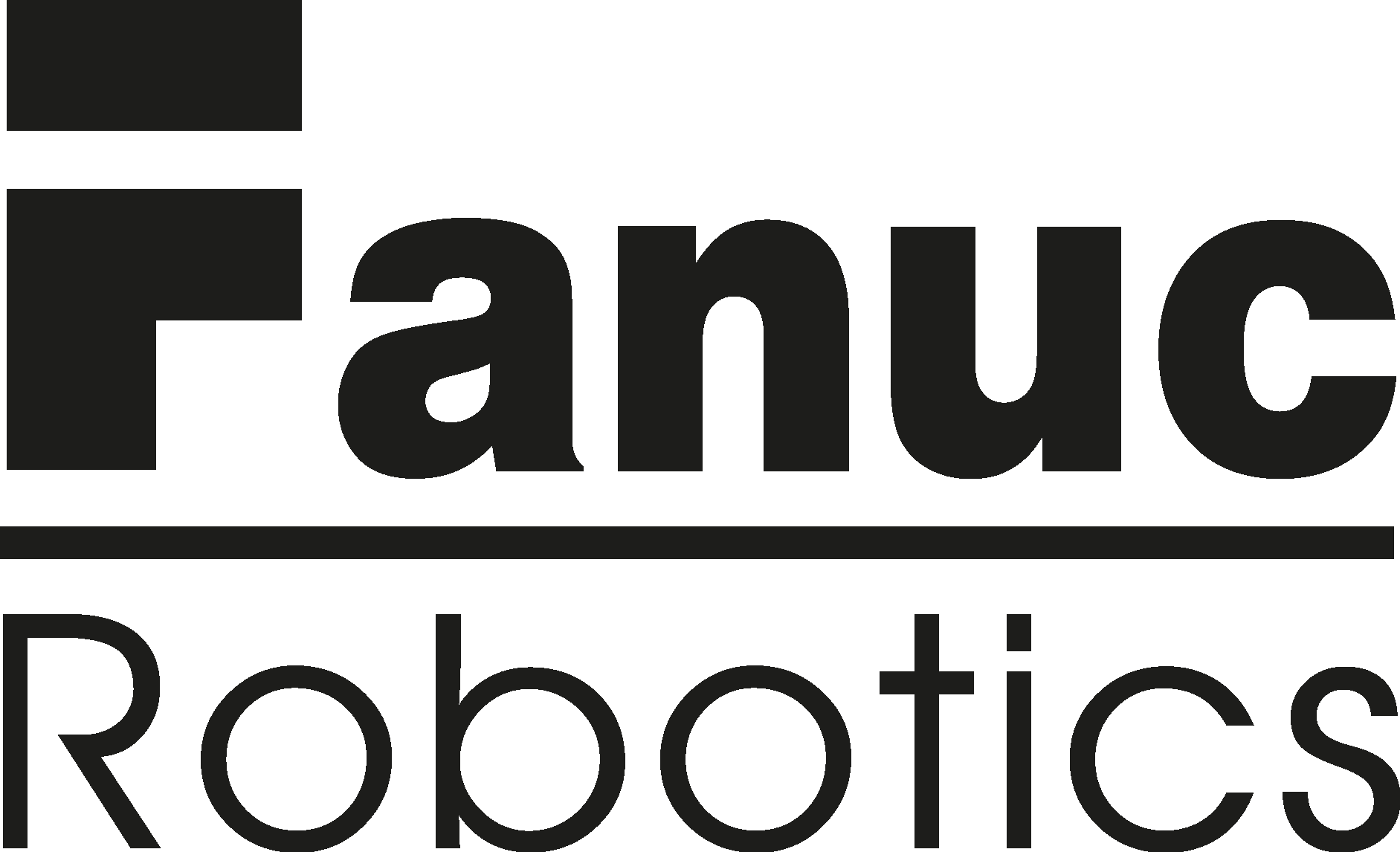 Fanuc Robotics Black Logo Vector Logo